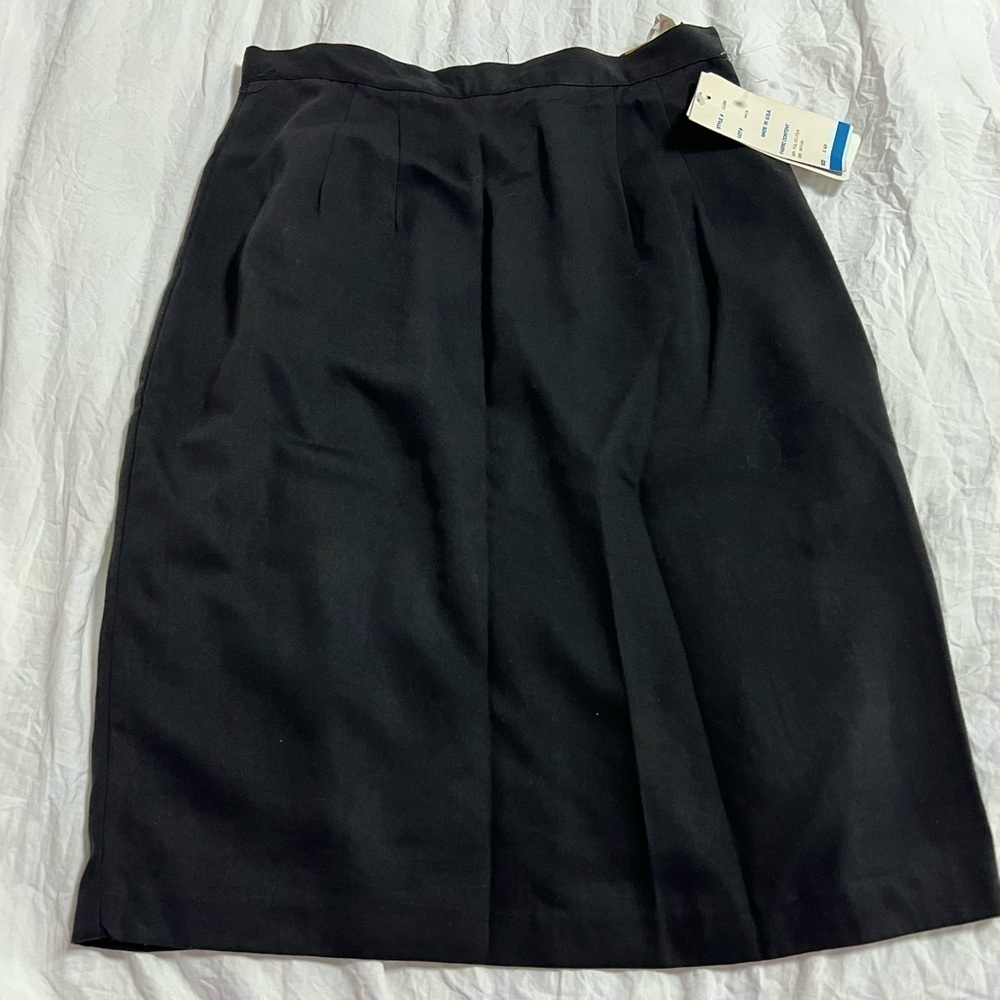 Toni Garment for C.C. Magic Vintage Black Skirt NWT Size 10